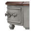 Table console moderne et contemporaine avec table à console courbée pour vestibule avec 4 tiroirs et 1 tablette