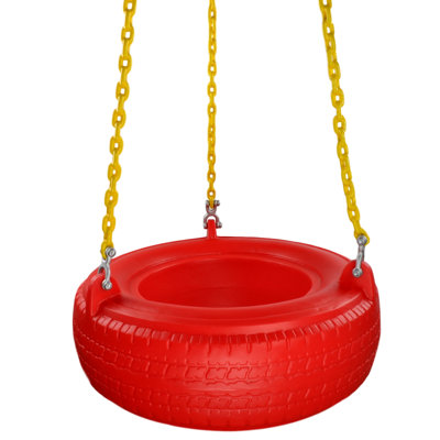 Tire Swing avec chaînes enduites