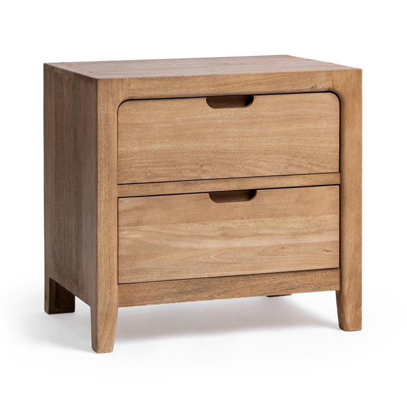 Laguna 2 - Drawer Solid Wood Nightstand