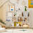 Wooden Open Shelf Bookcase, 3-Tier Cube Bookshelf, Modern Display Cabinet-604121014