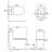 One Ceramic Toilet, 1.1/1.6 , Elongated, White, Comfortable Height, & Fashion Comfort