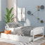 platform bed with two drawers