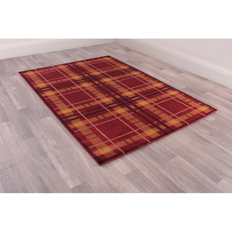 Seabolt Plaid Area Rug, Rectangle 160 x 225cm