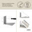 Conceal 3 Piece Metal Floating Shelf