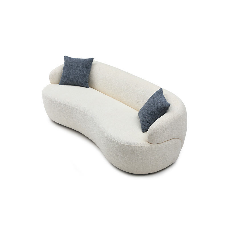 Krishaang Upholstered 86.61'' Sofa, Beige