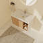 Ensemble de meuble-lavabo simple 30,03 po avec plateau en céramique Rehmati