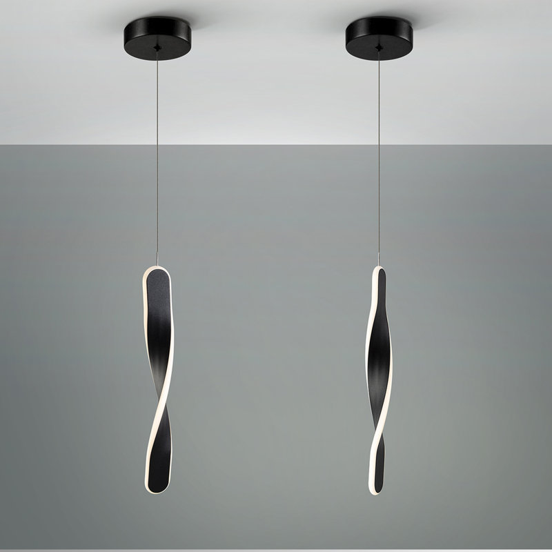 Dayatra 1 - Light LED Novelty Pendant, Matt Black
