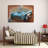 " Blue Car " Painting Print