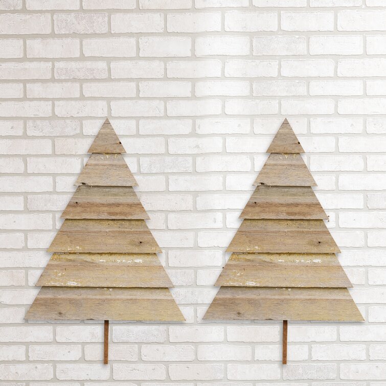 The Holiday Aisle® Garland 2-Piece Christmas Tree Set - Wayfair Canada