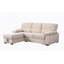 Canapé-lit modulaire réversible 97,5 po en velours beige-2131139336