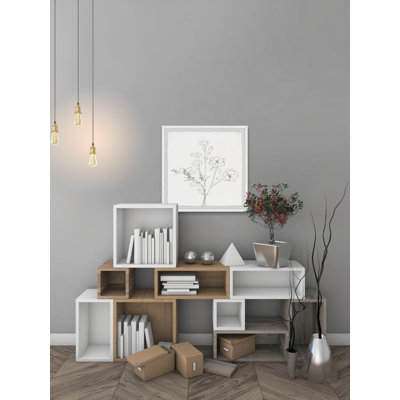 Flower Sketch - Single Picture Frame Print