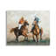 Peinture équestre de joueurs de polo sur bois par Ziwei Li, peinture-93924738-93924737