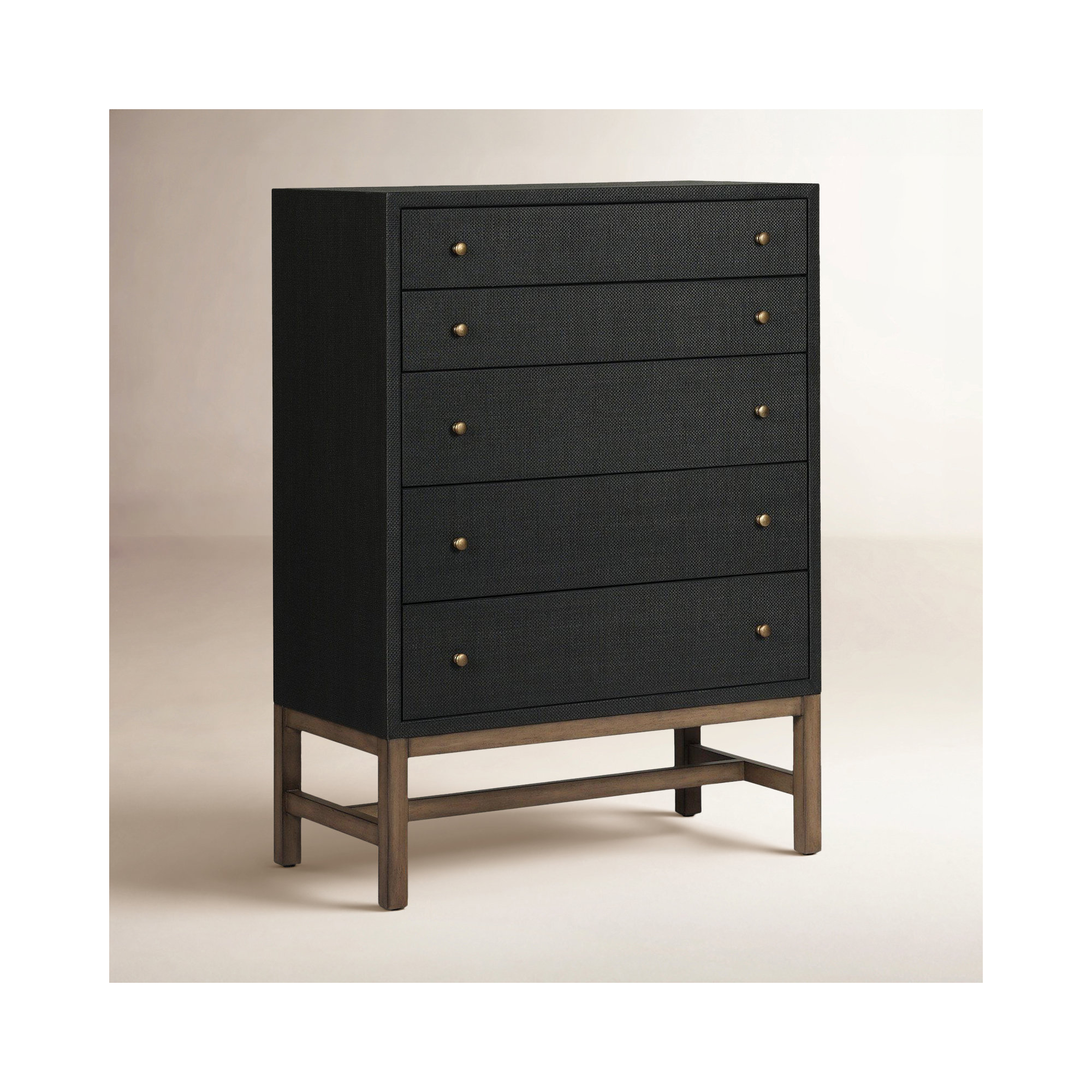 Hakana 5 - Drawer Dresser, Black