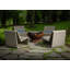 Lola Adirondack 4 Chair Set - Grey