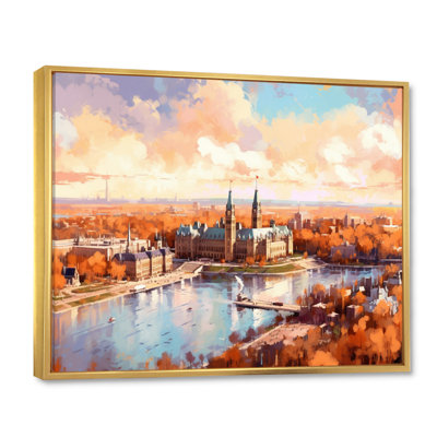 «Sunny On Ottawa River» sur toile