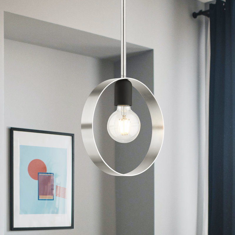 Maubray 1 - Light Single Pendant, Brushed Nickel