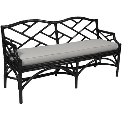Chippendale Upholstered Bench
