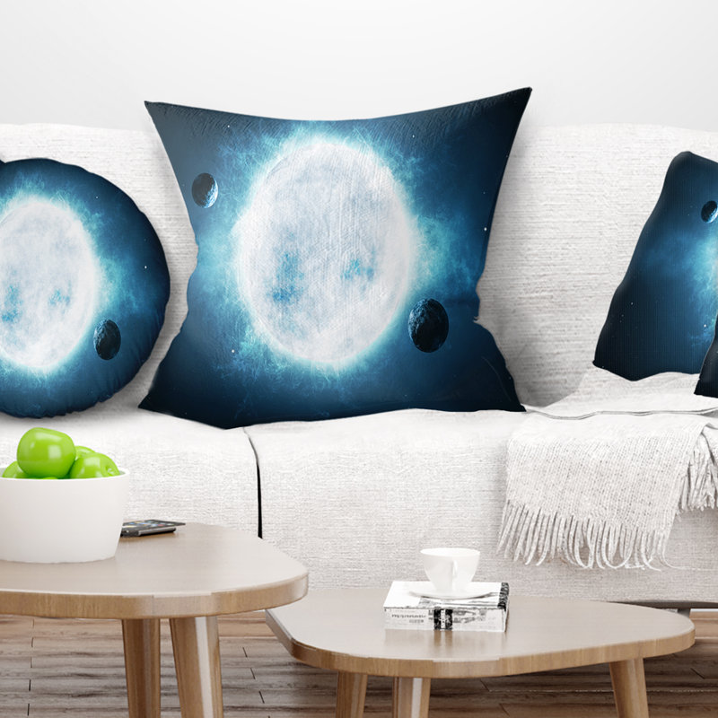 Large Star - Abstract Printed Pillow, 18" x 18", Throw Pillow
