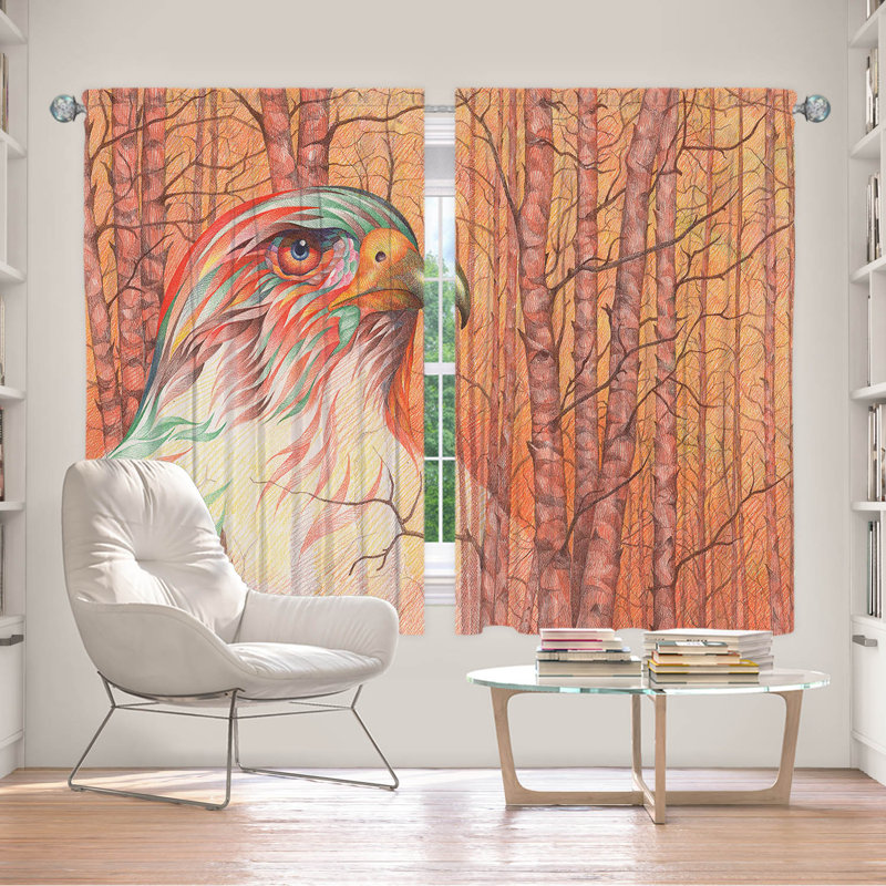 Paire de rideaux obscurcissant avec passe-tringle Delaughter Room, L 56 po x L 78 po