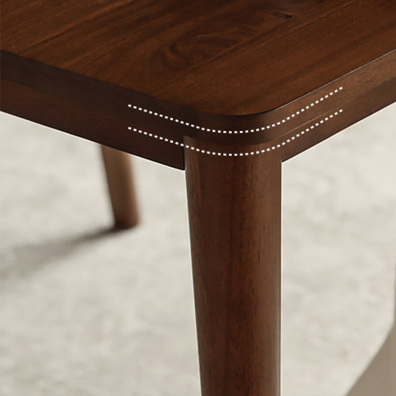 Mykhi Solid Wood Dining Table, 29.92"H x 55.11"L x 31.49"W