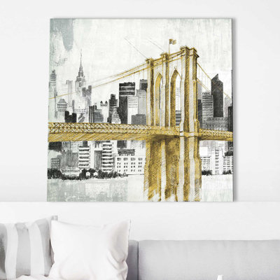 " New York Skyline I Yellow Bridge I "
