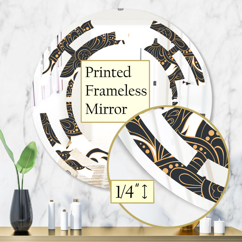 Miroir mural Space Indian, H 31,5 po x l po