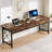 Tayesha 78.74'' W Double Computer Desk, Two Person Desk with 3 Drawers & 4 Hooks-1736158723