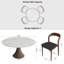 Ensemble de table de salle à manger Stone Stone-754649296-754192701-754649302