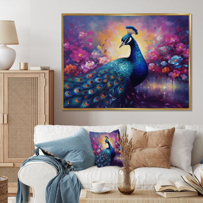 Vibrant Peacock II - Peacock Wall Art