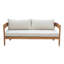 Bali 74'' Teak Outdoor Patio Sofa-1685457666