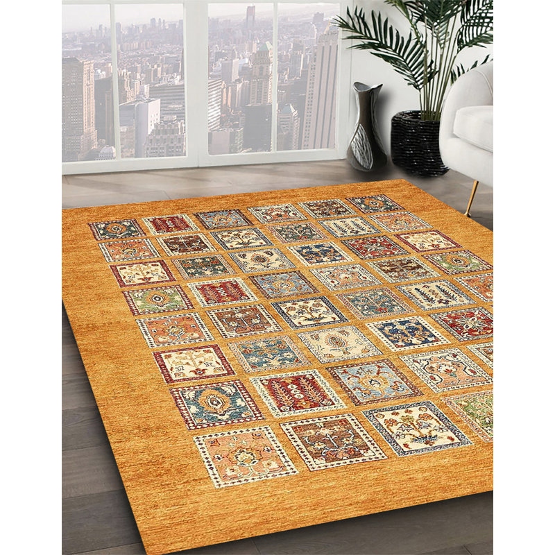 Abstract Indoor Rug, Rectangle 2' x 4'