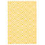 Tapis doré foncé en laine tissé à plat à motif géométrique Hermon 4 pi 6 po x 6 pi 7 po