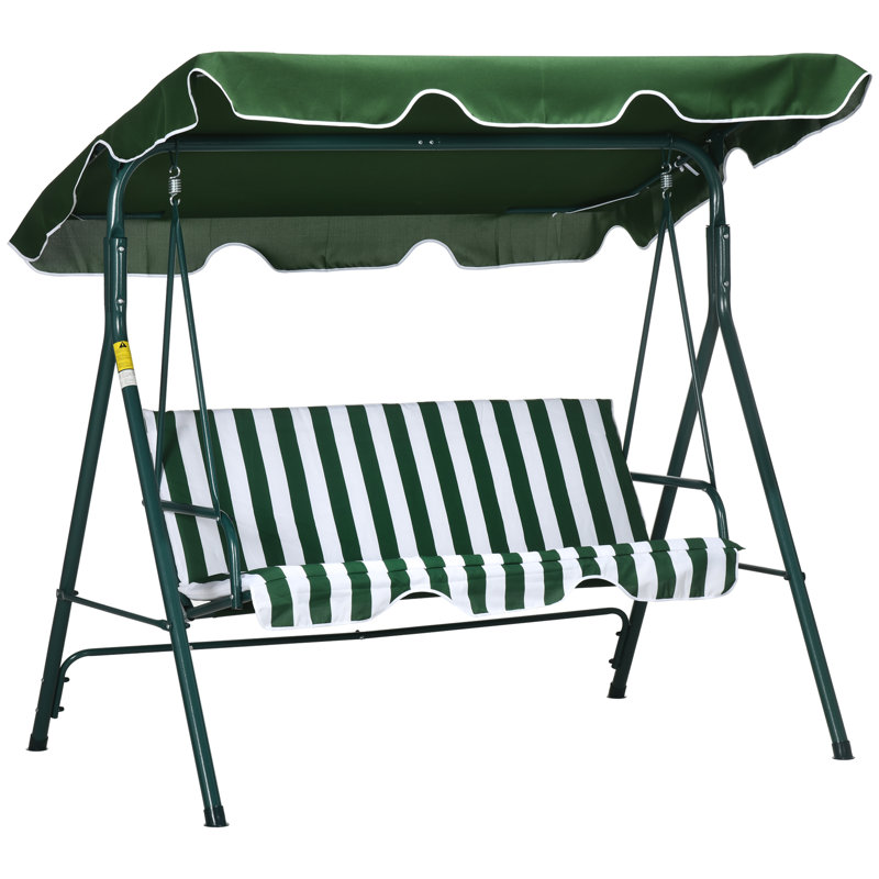 Auree 3 Person Porch Swing with Canopy