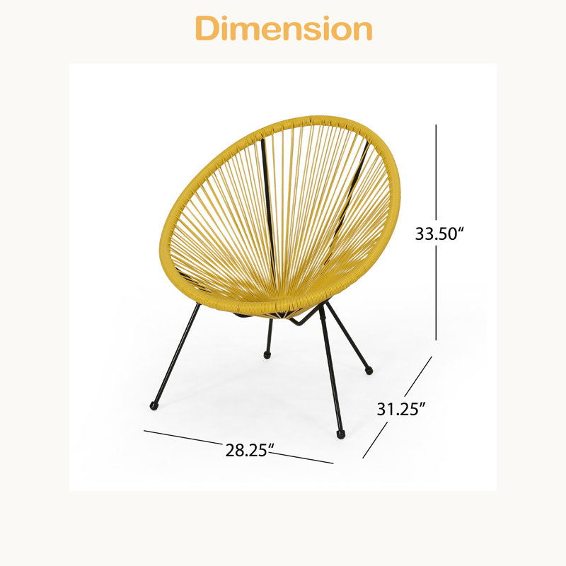 Chair (Set of 2), Yellow