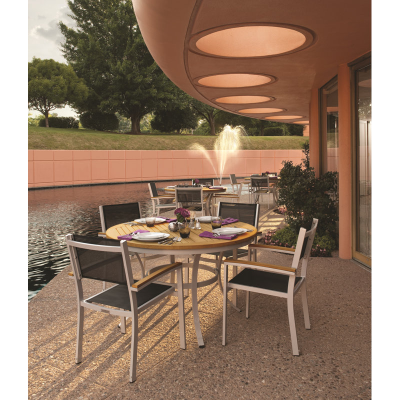 Travira Dining Table, Tekwood Natural