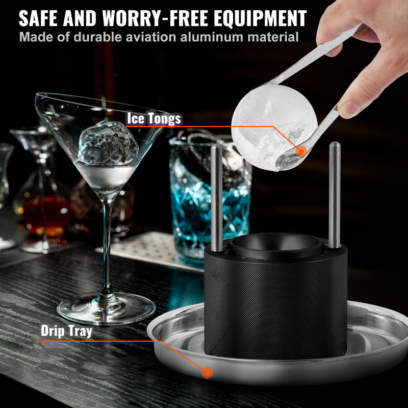 Ensemble d'outils de barman, Noir
