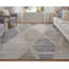 Elias Modern Diamond Ivory Area Rug-733992038