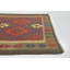Tapis de zone en laine noué la/rouge 3 pi 6 po x 6 pi 8 po one-of-kind-the main Lorain