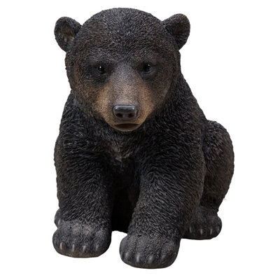 Seated Bear Cub Figurine