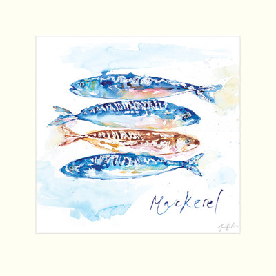 Mackeral 1 Piece Painting