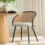 Clauda 4 - Person Dining Table Sets With 52'' Round Table & 4 Upholstered Boucle Armchairs