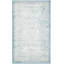 Tapis bleu clair tissé à la machine Folkeste-24753613