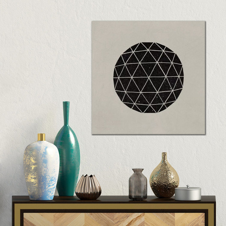 Dark Geodesic by Terry Fan - Gallery-Wrapped Canvas Giclée on Canvas