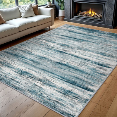 Tapis à envers en caoutchouc lavable à la machine pour le salon de la chambre à coucher