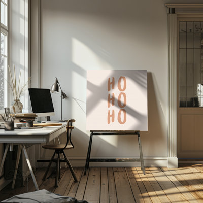 "Ho Ho Ho", art mural sur toile tendue