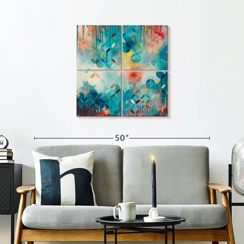 Tranquil Eden I, 26" H x 26" W