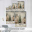 Tinsel - Bougie dorée à l'aube - Toile tendue avec châssis de qualité supérieure-34297516