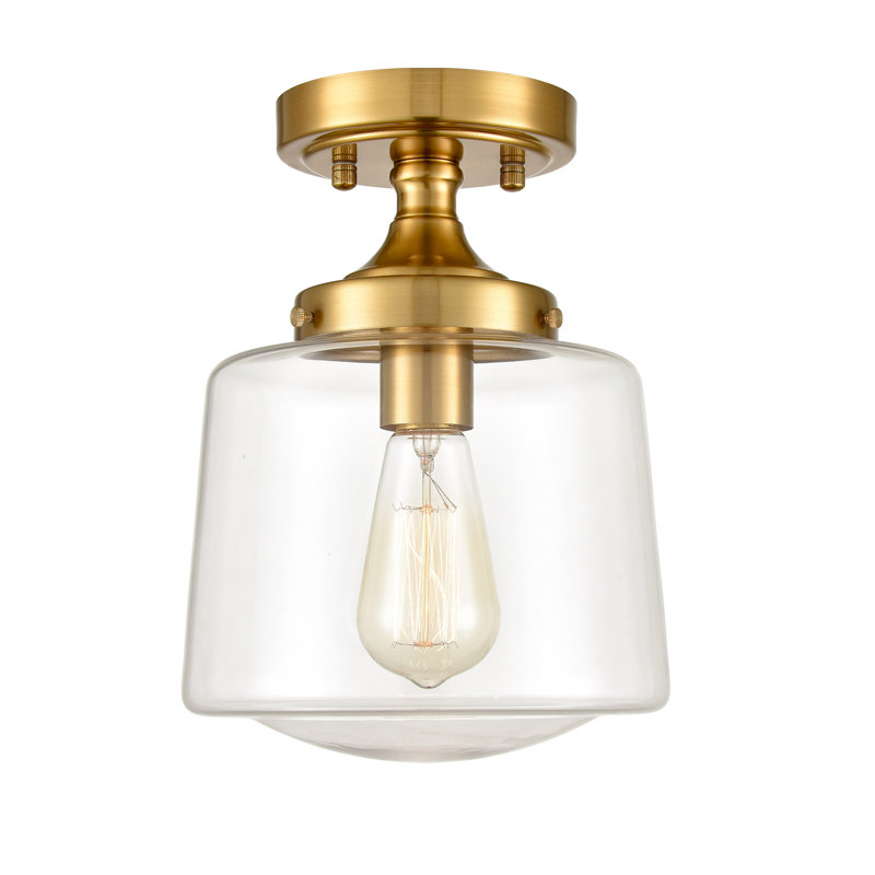 Davida Glass Semi Flush Mount