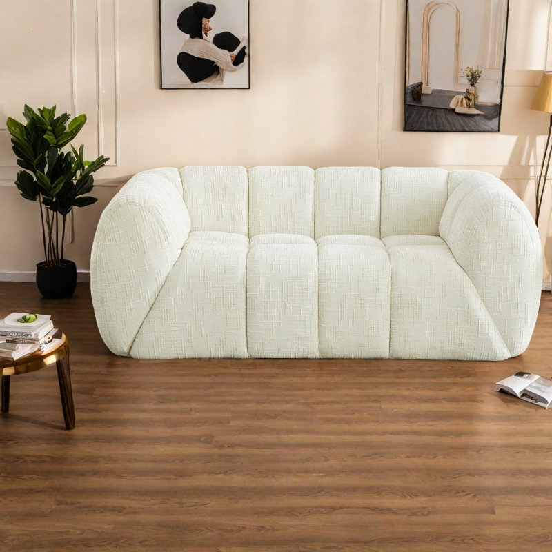 Canapés confortables en chenille, design moderne pour les salons d'appartements