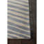 Tapis en laine à motif de chevrons à motif zigzag abstrait gris clair et blanc fait à la main Acworth-34787036